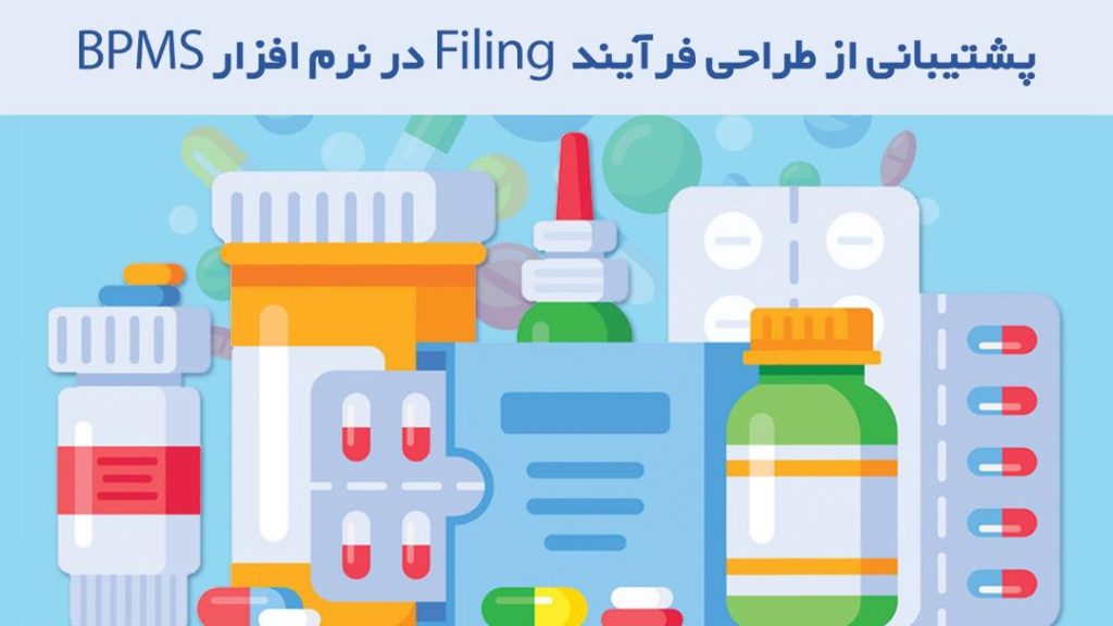 پشتیبانی از طراحی فرآیند  Filing در نرم‌افزار BPMS دیدگاه برای صنایع دارویی